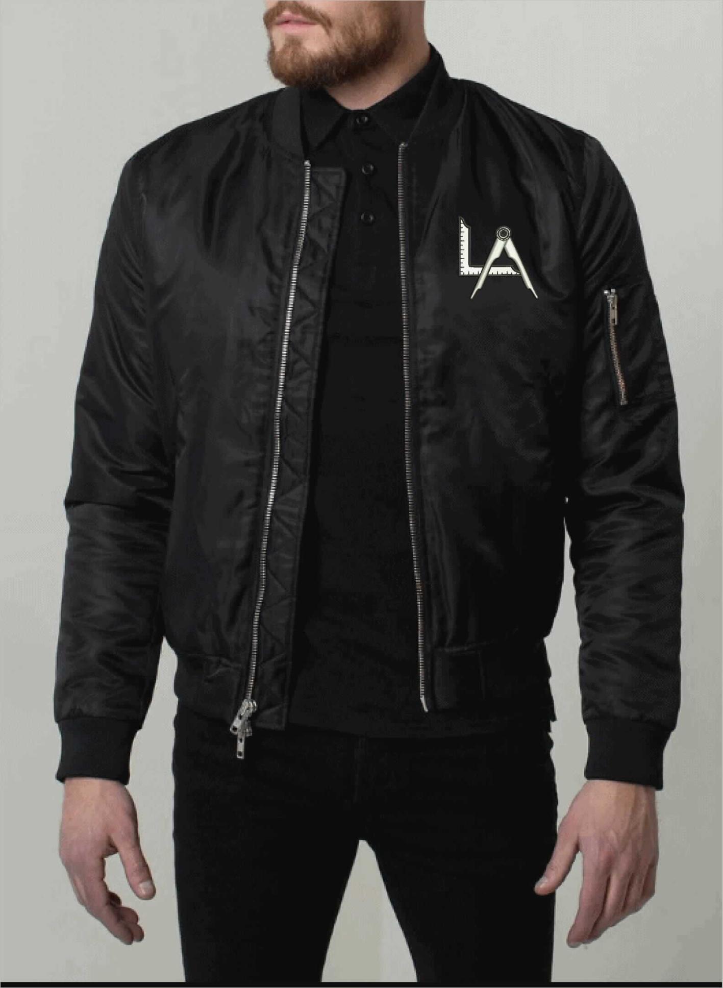 33 Symbols (LA SQ & Comp) bomber jacket black – 33 Symbols