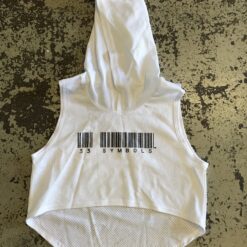 33 crop jersey sleeveless