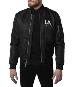 33 Symbols (LA SQ & Comp) bomber jacket black