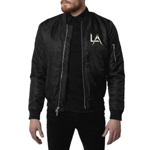 33 Symbols (LA SQ & Comp) bomber jacket black