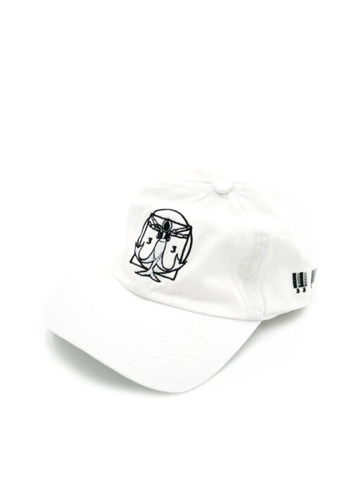 33 Symbols Mermaid Polo Hat – White