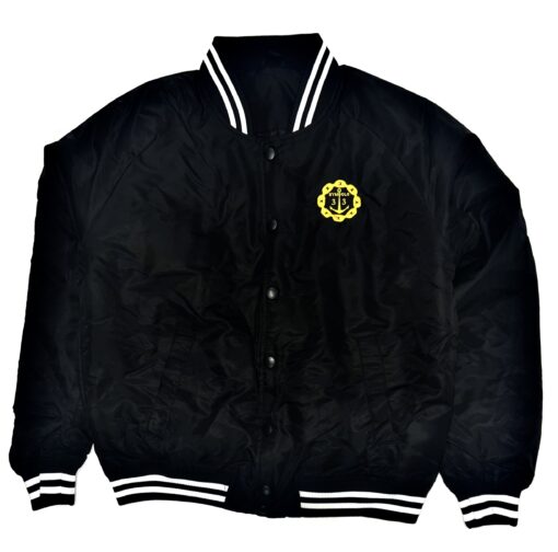 33 Symbols 33 Anchor Varsity Jacket Black