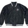 33 Symbols Mermaid Varsity Jacket Black