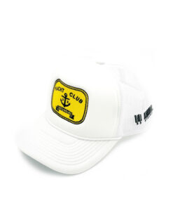 33 Symbols Yacht Club Trucker Hat Curved Brim White