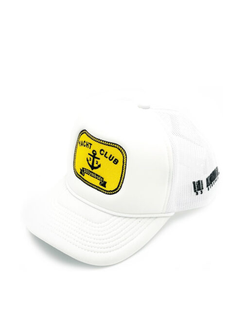 33 Symbols Yacht Club Trucker Hat Curved Brim White