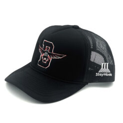 33 Symbols Dirty Bird Black Trucker Hat