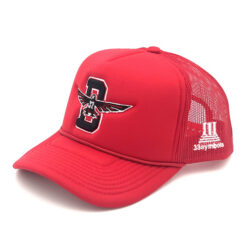 33 Symbols Dirty Bird Red Trucker Hat
