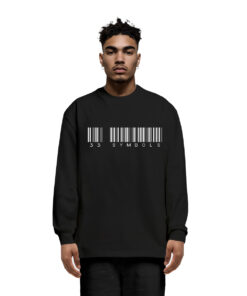 33 Symbols 33 Barcode Long Sleeve T-shirt Black