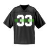 33 Symbols 33 Green Barcode Mens Net Jersey