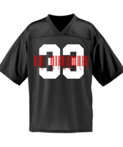 33 Symbols 33 Red Barcode Mens Net Jersey