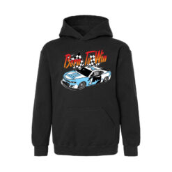 Born To Win Hoodie Black-Blue Limited Edition
