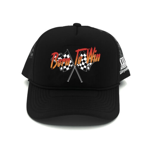 Born To Win Trucker Hat Black