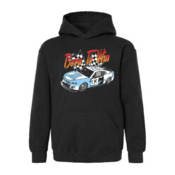 33 Symbols Born To Win 33 Car Blue,Blk Hoodie