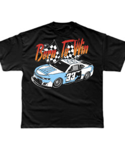 33 Symbols Born To Win 33 Car Blue,Blk T-shirt