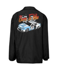 33 Symbols Born To Win 33 Car Blue,Blk Windbreaker Jacket