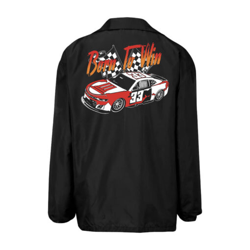 33 Symbols Born To Win 33 Car Red,Blk Windbreaker Jacket