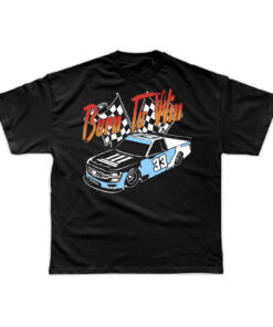 33 Symbols Born To Win 33 Truck Blue,Blk T-shirt