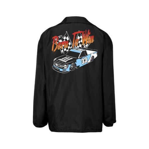 33 Symbols Born To Win 33 Truck Blue,Blk Windbreaker Jacket