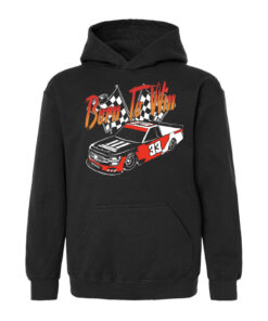 33 Symbols Born To Win 33 Truck Red,Blk Hoodie