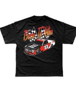 33 Symbols Born To Win 33 Truck Red,Blk T-shirt