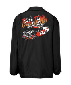 33 Symbols Born To Win 33 Truck Red,Blk Windbreaker Jacket