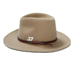 33 Symbols 33 Fedora Wool Bozeman Outdoor Hat Light Brown