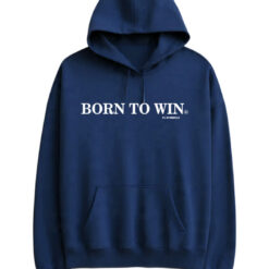 33 Symbols Born To Win Navy Blue Hoodie