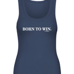 33 Symbols Born To Win Navy Blue Tank Top