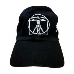 33 Symbols Davinci Cowboy Polo Hat Black White