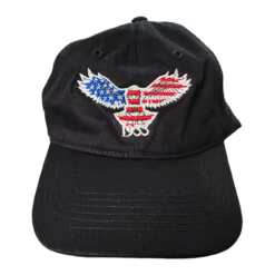 33 l 1933 American Eagle black polo hat