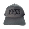 33 l 1933 black grey trucker hat