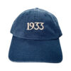 33 l 1933 tan navy blue polo hat