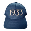 33 l 1933 tan navy blue trucker hat