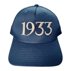 33 l 1933 tan navy blue trucker hat