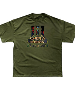 33 l Gera Pera Aztek Relic Feathered Serpent t-shirt tan