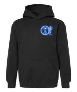 33 l Gera Pera Illumination DaVinci Hoodie, Blue - Black