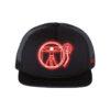 33 l Gera Pera Illumination DaVinci Soft Foam Trucker Hat Red-Black