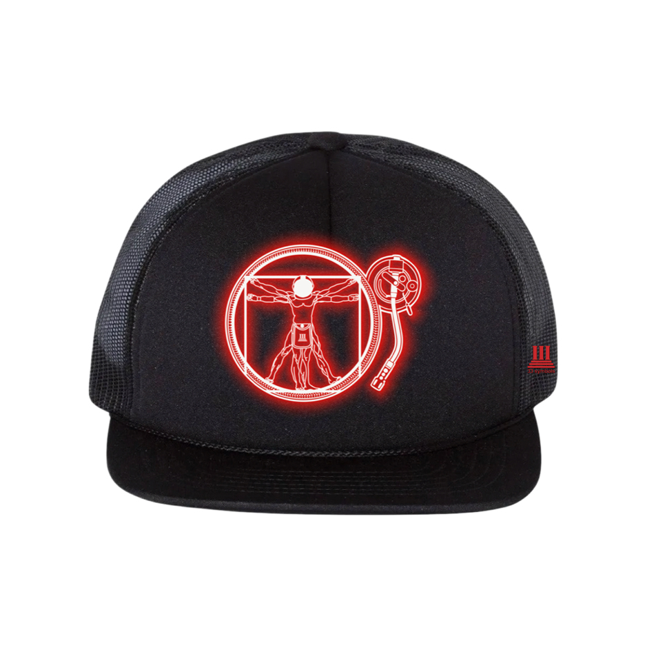 33 l Gera Pera Illumination DaVinci Soft Foam Trucker Hat Red-Black 33 l Gera Pera Illumination DaVinci Soft Foam Trucker Hat Red-Black