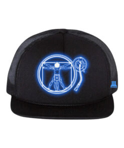 33 l Gera Pera Illumination DaVinci Soft Foam Trucker Hat Blue-Black