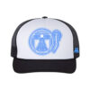 33 l Gera Pera Illumination DaVinci Soft Foam Trucker Hat blue & white & black